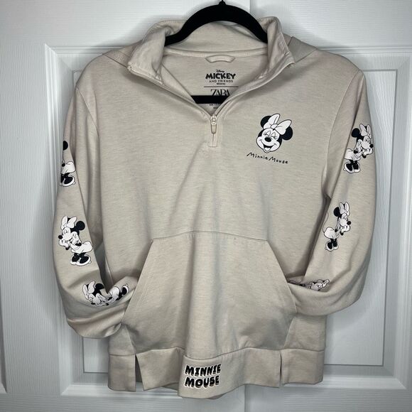 Zara | Disney Mini Mouse Hoodie Size 11-12 Girls - Picture 1 of 6